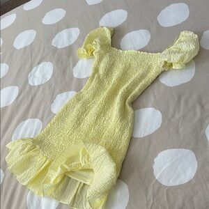 Zara Charming Yellow Women’s Dress